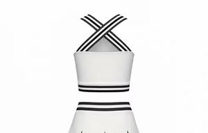 Uniformes de animadora de alta calidad al por mayor para mujer, con pedrería, trajes de baile verdes para niñas escolares - Product Image 4