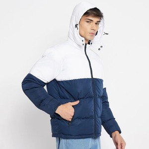 <b>Top</b> Selling Custom Mens Outdoor <b>Bubble</b> Puffer Jacket with Stand Collar and Front Logo Waterproof Breathable Winter Jacket - Product Image 4