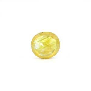 3 Carat Oval Cut Yellow Sapphire Loose Gemstone for Fine Jewelry - Product Image 2