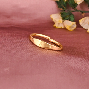 Anillo Clásico Vintage Ajustable de Latón Chapado en Oro para Mujer, Regalo de Boda o Compromiso, Lote al por Mayor de 25 Pares - Product Image 2