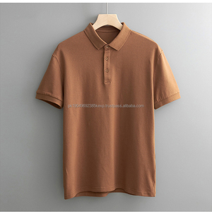Camiseta Polo Personalizada de Color Sólido y Transpirable para Hombre, Camiseta Polo Informal Holgada para Golf - Product Image 4