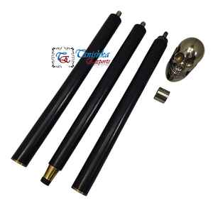 Poignée de tête de mort en laiton nickelé vintage réglable noir en bois pliable à la main Art déco Design bâton de marche pour - Product Image 4