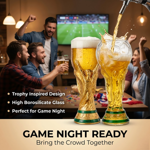 <span class=keywords><strong>Verre</strong></span> à bière Coupe de Trophée de Championnat de Football 500ml en Borosilicate pour Bar Sportif et Fêtes OEM ODM - Product Image 2