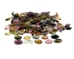 Natural Multi <b>Tourmaline</b> Marquise Cut Loose Gemstone Lot 4*8 MM 5 CT Multi <b>Tourmaline</b> Gemstone For Jewelry Making Stone - Product Image 5