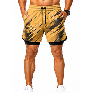 <b>Men's</b> Board <b>Shorts</b> Color Blocked Red <b>White</b> Blue Drawstring Waist Summer Casual Swim Trunks for <b>Men</b> 2026 - Product Image 5