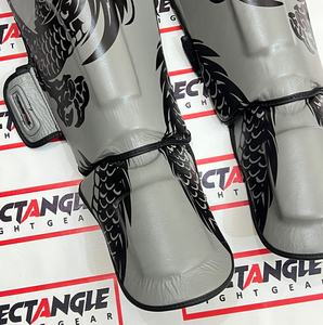 New <b>Style</b> Custom Twins Boxing Shin Pad Best Quality Training Genuine Leather MMA Muay Thai Taekwondo Boxing Shin Guard - Product Image 3