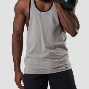 <b>Singlet</b> Tank Top <b>for</b> <b>Men</b> Made 100% Cotton Breathable O-Neck Heat-Transfer Printed Smart Casual Great <b>for</b> Summer Workouts 220g - Product Image 4