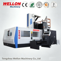 Centro de Mecanizado CNC de Doble Columna XH3020 Fanuc Opcional para Trabajo Pesado en Metal