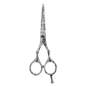 Ciseaux de coiffure professionnels en acier inoxydable noir avec repose-doigts confortable et vis fantaisie – Fournitures de salon de coiffure ultra-affûtées - Product Image 5