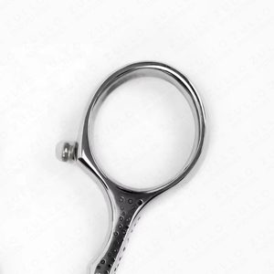 Ciseaux de coiffure professionnels en acier inoxydable avec support de doigt réglable - Product Image 3