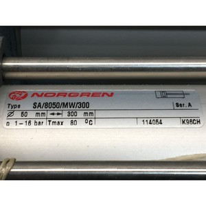 2 Cylindres NORGREN SA-8050-MW-300, 128376 - Équipements et pièces semi-conductrices d'occasion fiables à l'échelle mondiale chez - Product Image 1