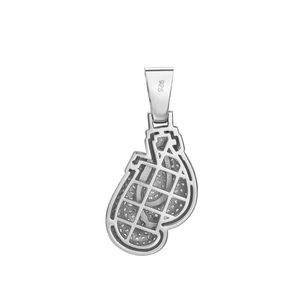 Moissanite Boxing <b>Glove</b> Pendant Iced Out Hip Hop Jewelry Gold Statement Necklace Charm Gift - Product Image 3