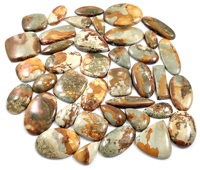 Vente en gros de pierres précieuses naturelles américaines de jaspe lisse pour la fabrication de bijoux, bracelets et colliers en argent