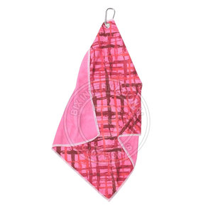 ผ้าขนหนูวาฟเฟิลสำหรับกอล์ฟ เนื้อผ้านุ่ม ยืดหยุ่น ใช้งานง่าย เหมาะสำหรับกีฬากลางแจ้งและการทำความสะอาดประจำวัน - Product Image 2