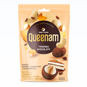 Service Private Label Individual Package HALAL OEM/ODM Dragee 150G Tiramisu Chocolate Coated Almond Cashew <b>Macadamia</b> <b>Nuts</b> Snacks - Product Image 1