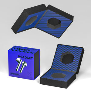 Caja de Regalo Magnética Laminada Brillante Personalizada Premium con Espuma Interior para AirPods y Auriculares - Product Image 4