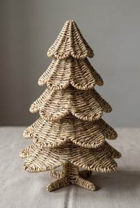 Handmade Rattan Christmas <b>Hanging</b> Ornaments Set <b>Star</b> Reindeer Tree Car Rustic Decor Medium Size - Product Image 3