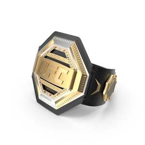 Ceintures de championnat de lutte UFC poids lourd, sangle en cuir véritable, plaques en zinc de 4 mm, taille adulte, 50 pouces - Product Image 4