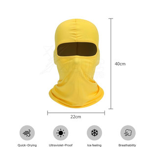 Pasamontañas Ligero y Transpirable para Ciclismo al Aire Libre, con Protección UV, Tejido Elástico de Spandex/Poliéster, Cómodo, Cobertura Total, Unisex - Product Image 2