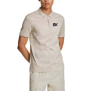 Latest Design Best Selling Men <b>Zip</b> <b>Up</b> Plain <b>Polo</b> Shirts In Low MOQ Short Sleeves Slim Fit Men <b>Zip</b> <b>Up</b> Plain <b>Polo</b> Shirts - Product Image 6