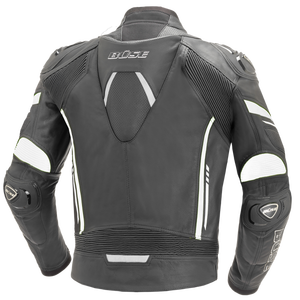 Chaqueta de Carreras MÜSE Imola Premium, Hecha a Medida, de Cuero Vacuno, para Días de Pista, Perforada y Transpirable - Product Image 2