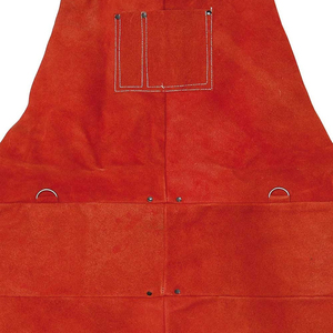Tablier de soudeur en cuir fendu, résistant et ignifuge, pour une protection fiable et exigeante - Product Image 6