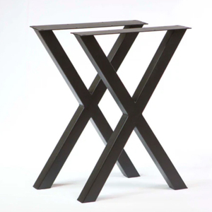 Base de table basse ronde Starburst, hauteur 16 pouces, pieds de table en métal noir - Product Image 5