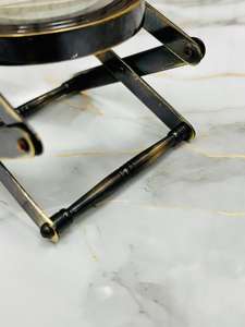 Loupe pliante en laiton antique de 2,5 pouces |   Loupe de bureau réglable pour la lecture et l'inspection - Product Image 6