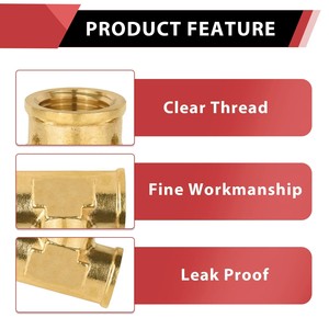 Raccord en T femelle en laiton forgé de qualité supérieure, personnalisé (AOL-025) – Fabricants, Grossistes, Détaillants, Distributeurs - Product Image 3