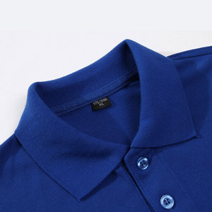 Men's Short Sleeve Polo Shirt Solid Color Casual Wear Button Front Regular Fit 100% Cotton Pique Fabric Breathable - Product Image 3