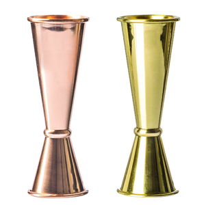 Copper Beer Jigger Glass Wine <b>Measure</b> Shot Glass for Barware <b>Tool</b> for Sale Jigger Glass Wholesale Supplier - Product Image 5