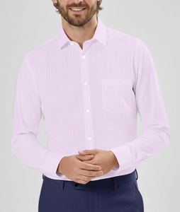 เสื้อเชิ้ตผู้ชายสั่งตัด ผ้าฝ้าย 100% 180 กรัม ไม่ต้องรีด แห้งเร็ว ยืดได้ แขนยาว ทรงเข้ารูป สไตล์มืออาชีพ สำหรับธุรกิจและงานทางการ ผลิตจากโรงงาน - Product Image 3