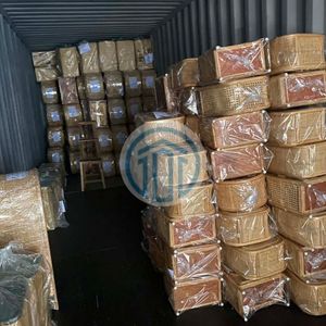 Cestas de Almacenamiento Apilables de Mimbre con Borde Festoneado, Organizador para Habitación Infantil, Cesta de Almacenamiento de Juguetes Ecológica, Proveedor Mayorista, Fábrica - Product Image 4