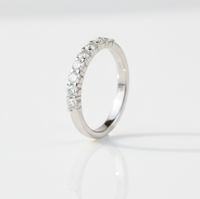 Bague de promesse unique en argent sterling 925, or massif 10K 14K 18K, diamant de laboratoire taille ronde de qualité supérieure, alliance de mariage, bague fine