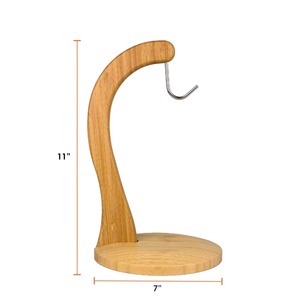 Highest Quality Wood Banana Holder Hanging <b>Fruit</b> Stand Oval Shape Simple Design for Kitchen <b>Storage</b> - Product Image 3