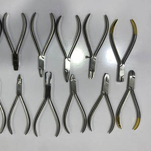 Uncoated Stainless Steel Manual Medical Dental Instrument Set Orthodontic Pliers with Ergonomic Grip by Dentavex - Product Image 2