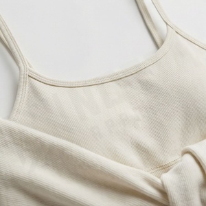 Custom Womens Yoga Exercise Wear Two Piece Suits Gym Fitness Training Workout <b>Thin</b> <b>Straps</b> Sports <b>Bra</b> Leggings Set - Product Image 4