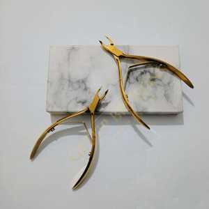 Meilleures pinces à cuticules électriques dorées en acier inoxydable, logo personnalisé, couleur, outil de beauté, nouveau modèle pour salon de beauté GETUP BROSONS - Product Image 2