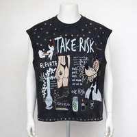 Chemises pour hommes 100% Coton Oversize Écologiques Streetwear Américain Y2K Tendance High-street à Imprimé Graphique Délavées à l'acide, Très Vendues