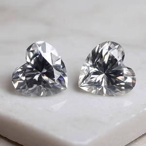 Par de Diamantes Cultivados en Laboratorio con Corte Corazón de 1 a 3 Quilates, Certificados por IGI, Piedras Sueltas para Pendientes, Colgantes, Fabricación de Joyas, Regalo - Product Image 2