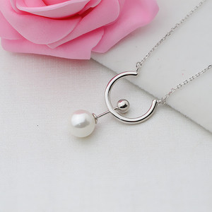 Ensemble de collier pendentif en argent S925 avec pendentif boule et chaîne, accessoires de bijoux en perles pour femmes, plateau vide, 391 composants de bijoux - Product Image 3