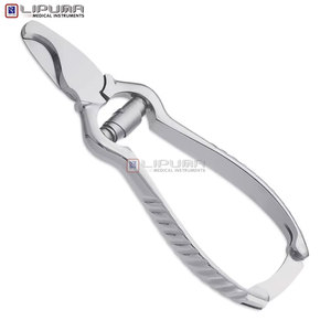 Heavy Duty Stainless Steel <b>Toe</b> Nail Cutter with Safety Lock Curved Blade Thick Nails Seniors Nail Clippers - Product Image 1