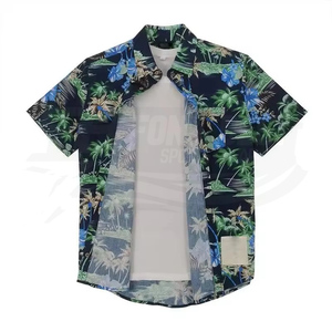 Men's Summer T-shirt Shorts <b>Set</b> Sublimation Printing Breathable 100% Polyester Casual Wear Wrinkle-Resist Logo - Product Image 6