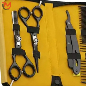 Kit de Coiffure Professionnel de Haute Qualité et Durable pour Salon de Barbier, Ensemble de Peignes et Ciseaux en Acier Inoxydable, Rasoir de Démêlage, Outil de Beauté OEM - Product Image 6