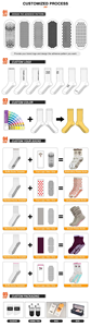 ODM Custom Cotton Crew Pilates Grip <b>Socks</b> Letter Pattern Anti-Slip Daily Indoor <b>Women</b> Men Yoga Home - Product Image 6