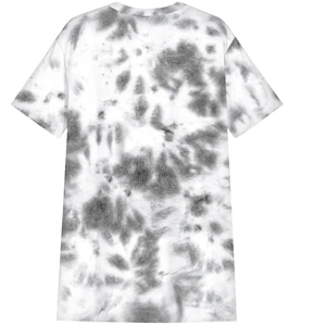 Robe T-shirt Tie-Dye Femme Col Rond Épaules Tombantes Manches Courtes Coupe Ample Décontractée Printemps-Été 100% Coton Jersey Respirant - Product Image 3
