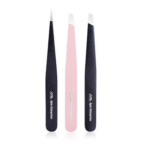 Kit de pinces à épiler en acier inoxydable écologiques et réutilisables pour les poils incarnés, les poils du visage, la beauté et les sourcils pour femmes, pinces à épiler pointues - Product Image 3