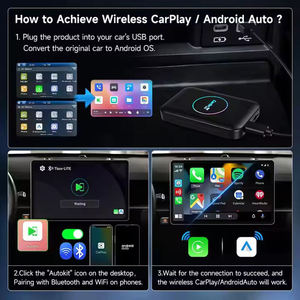 Caja de Interconexión Multimedia para Automóvil con Salida HDMI de Cable a Inalámbrica, Módulo Carplay Portátil, Compatible con Actualización OTA/<span class=keywords><strong>YouTube</strong></span> - Product Image 3