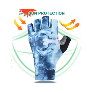 Guantes de Protección Solar UPF 50+ Personalizados, Transpirables, de Spandex, Sin Dedos, Impermeables, con Protección UV - Product Image 5