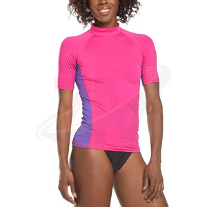 T-shirt de compression pour femme, respirant et extensible, vêtements de sport pour la course à pied et l'exercice physique - Product Image 1